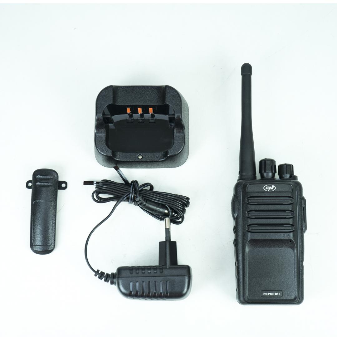 Pni Statie Radio Portabila Pmr R15 (Statie radio portabila profesionala Pni Pmr R15 0.5W)