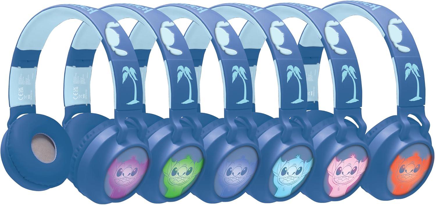 Casti 3D Wireless Luminoase, Stitch