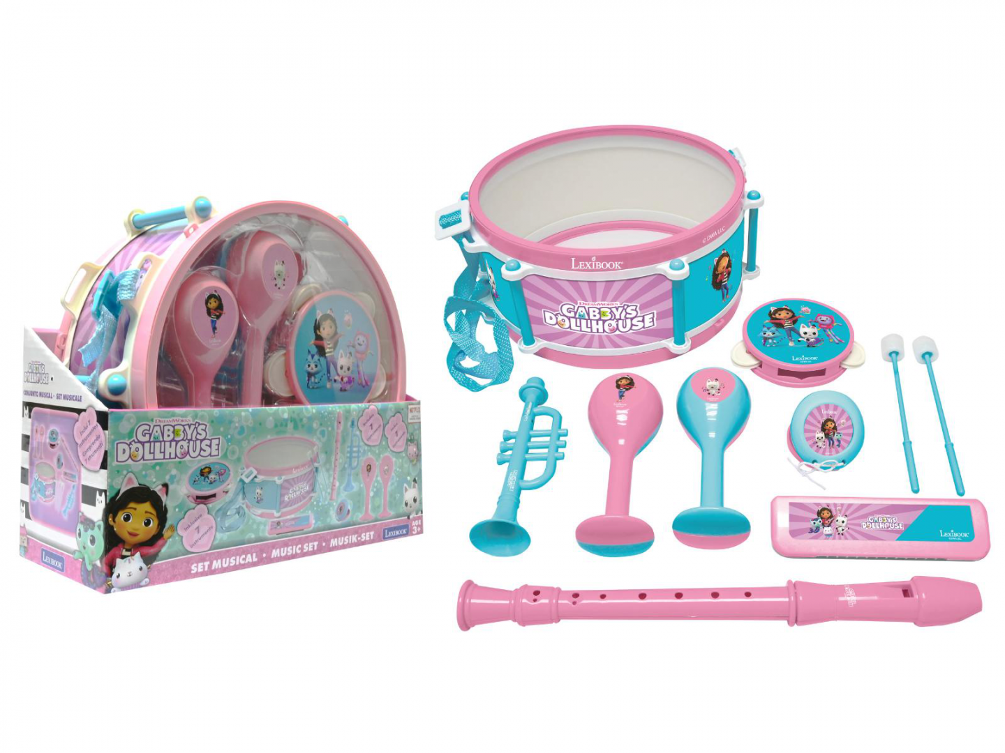 Set Muzical 7 Piese, Gabby's Dollhouse