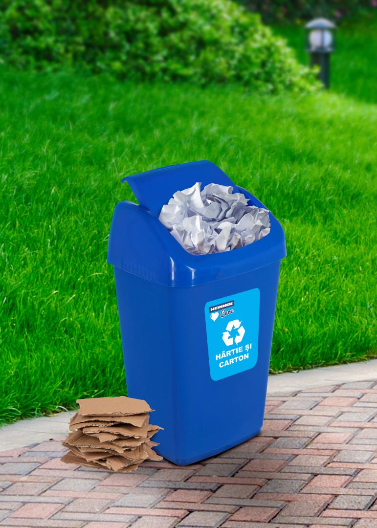 Heinner COS GUNOI PT RECICLARE ECO 35 L, ALBASTR