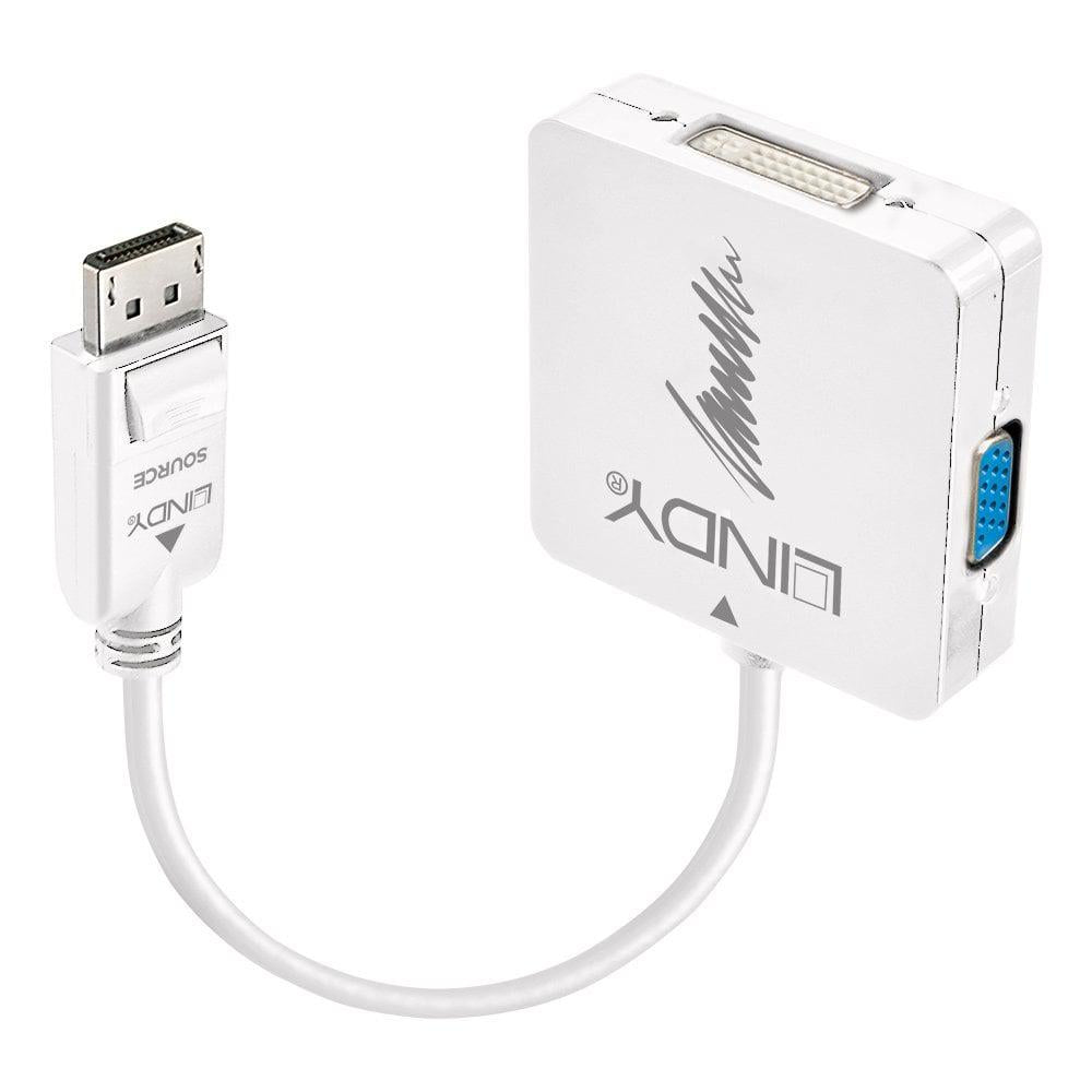 Adaptor Lindy Dp 1.2 - HDMI, Dvi, Vga (Adaptor Lindy LY-41028)