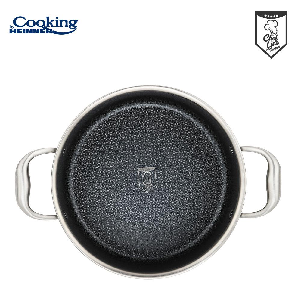 Heinner SEMIOALA INOX+CAPAC 28x13CM,7L,TITANIUM3