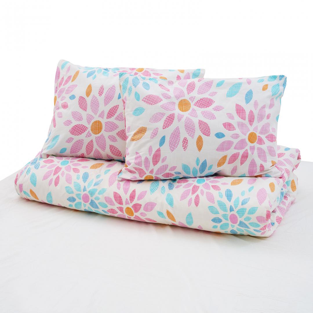 Set de pat,cearceaf cu elastic 180x200,J (Set de pat)