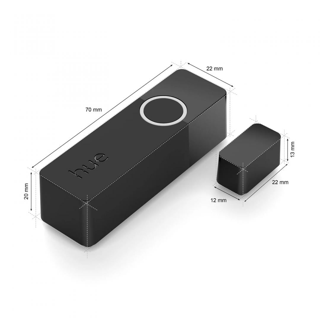 Philips Hue Contact Sensor EU Black 2PK (2 Senzori de contact Philips Hue Secure)