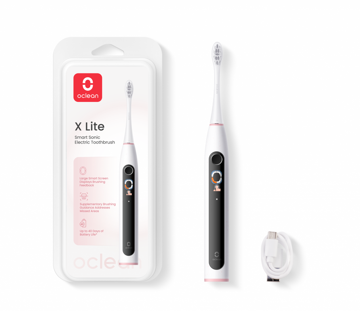 Periuta de Dinti Sonica Oclean X Lite Gy (Periuta de dinti smart sonica Oclean X Lite)