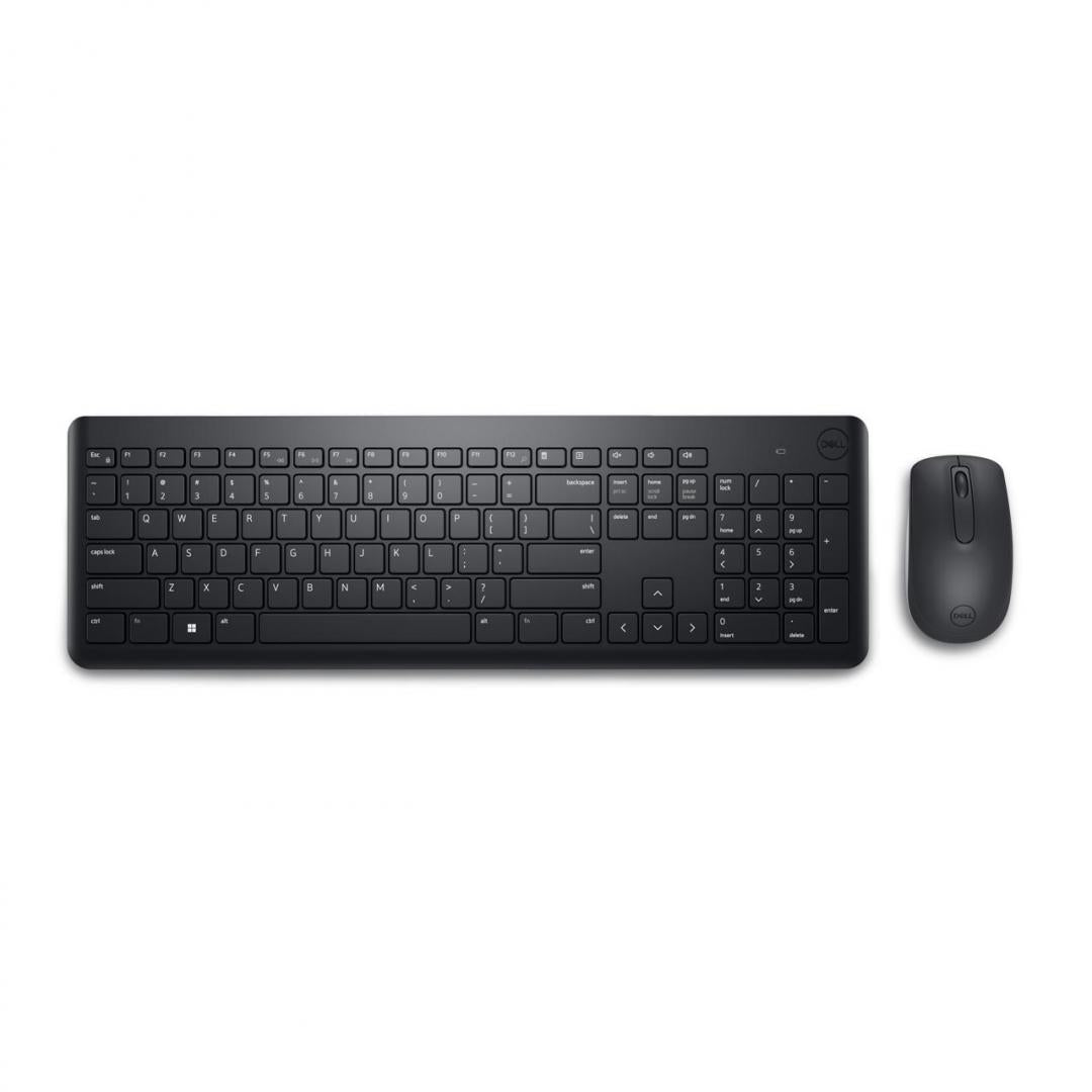 Dell Kit Mouse and Keyboard KM3322W Wireless, QWERTZ Romanian Layout, Device Type: Keyboard and mouse set, Wireless Receiver: USB wireless receiver, Connectivity Technology: Wireless, Interface: 2.4 GHz, Keyboard: Adjustable Height: Yes, Hot Keys Function