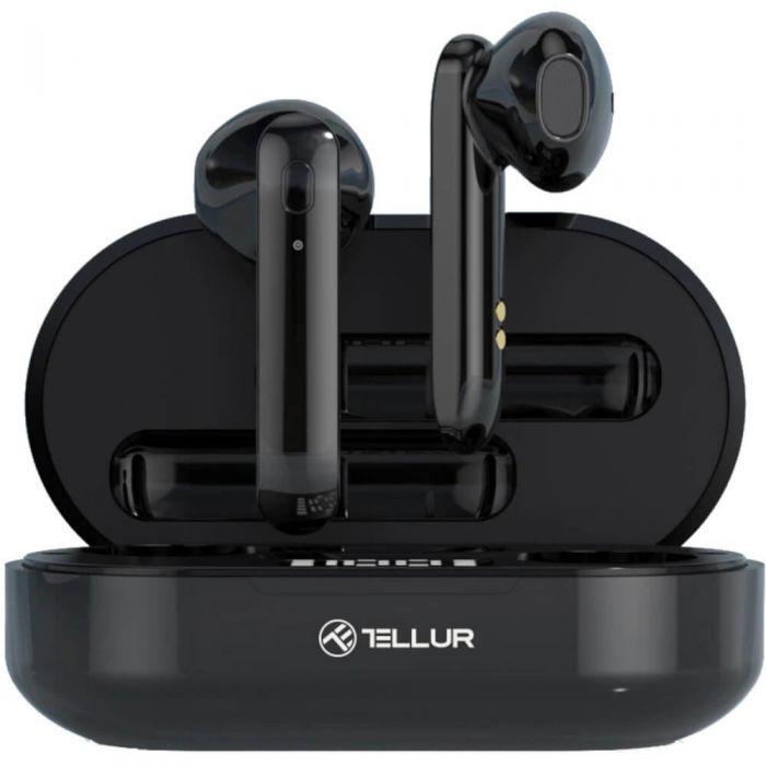 Casti Bluetooth Tellur Flip TWS, negru