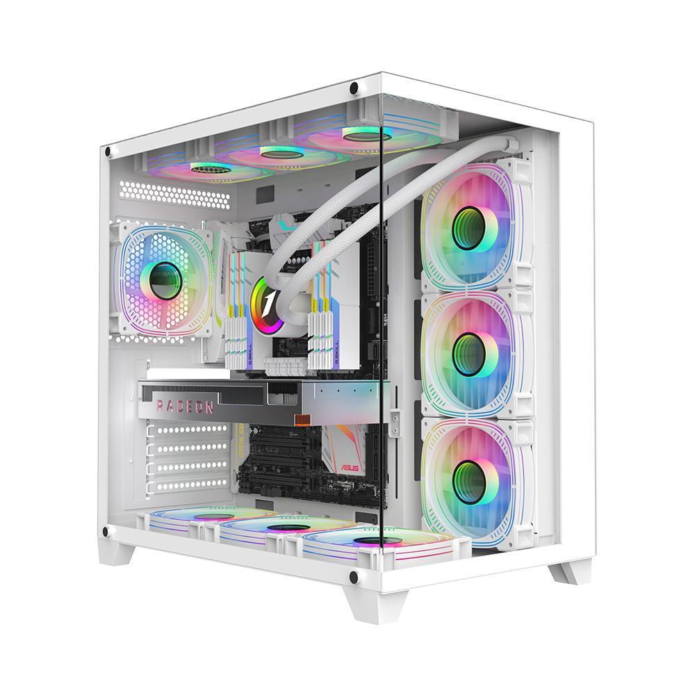 Carcasa 1STPLAYER Gaming MV8 Cube Tower ALB imagine 5