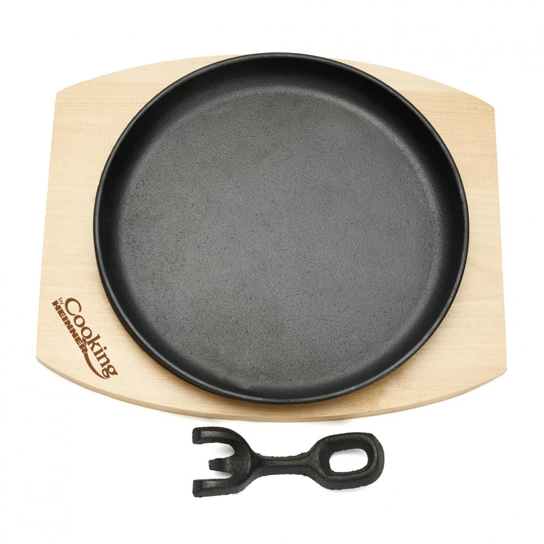 Platou Serv Fonta Rotund D22CM,BAZA Lemn (platou Servire Rotund)