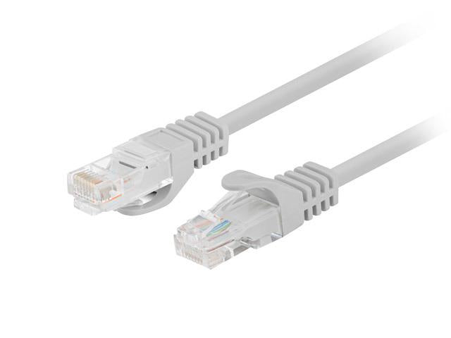 Patch cord Lanberg Cat.6 UTP 0,25 m gri