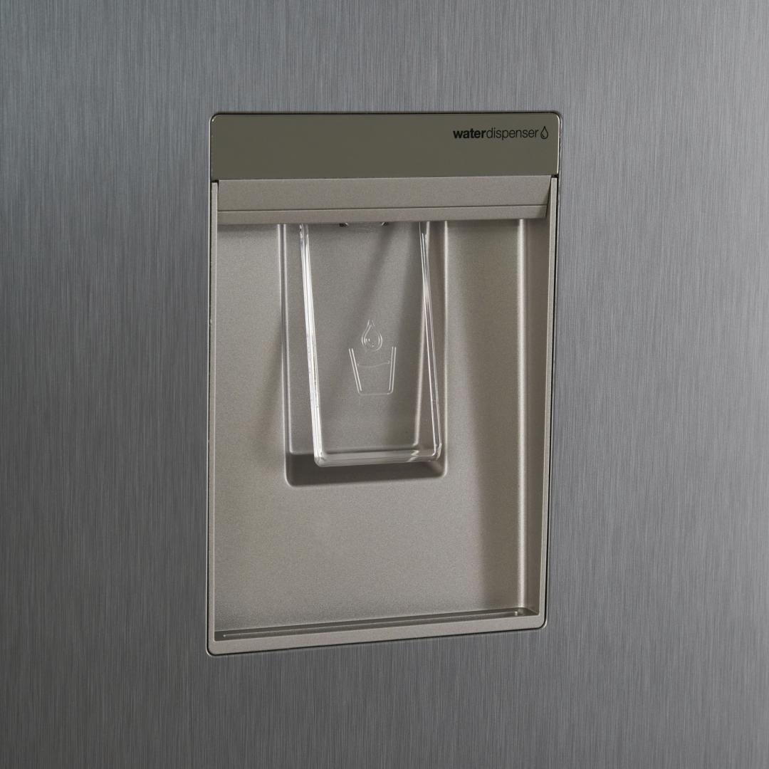 Combina frigorifica HEINNER HCNF-V291XWDF+, No Frost, 294 l, Clasa: F, Dozator apa, Aspect inox