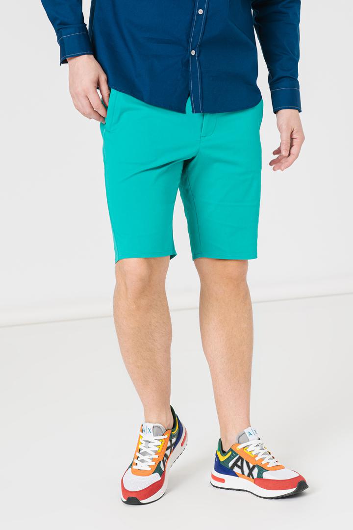 Pegas PANTALONI SCURT CASUAL BARBATI GREEN XL