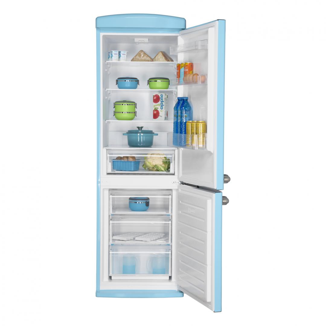Combina frigorifica FRAM FC-VRR340BLF+, 340 l, Clasa: F, Bleu