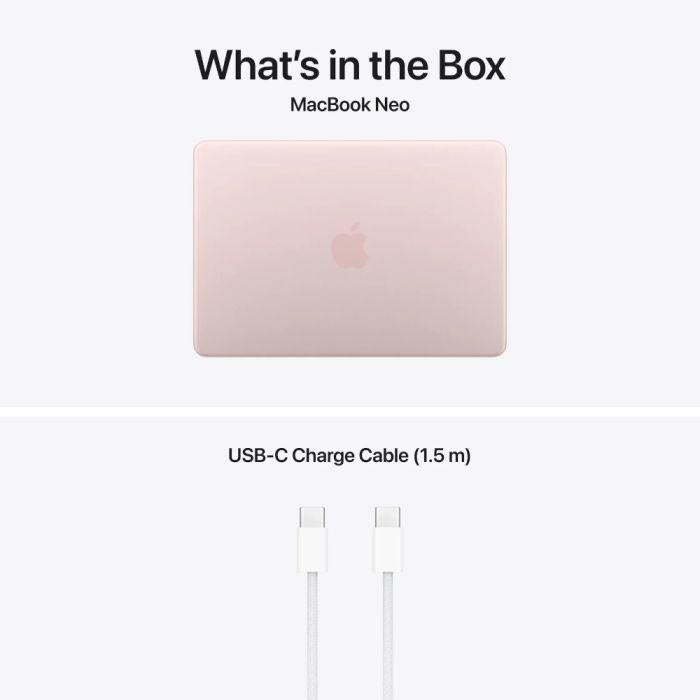 MacBook Neo 13" Retina/Apple A18 Pro (CPU 6-core, GPU 5-core, NeuralEngine16-core)/8GB/256GB - Blush - INT KB (No Adapter) - 2026