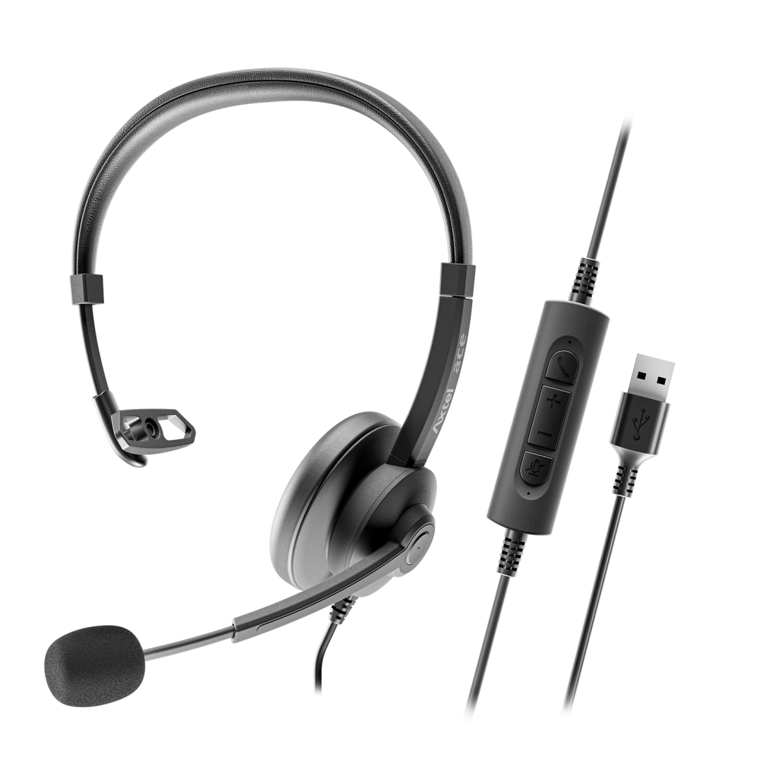 Headset Axtel Ace Uc Mono (Casti Head-band Axtel AXH-ACEUCM)