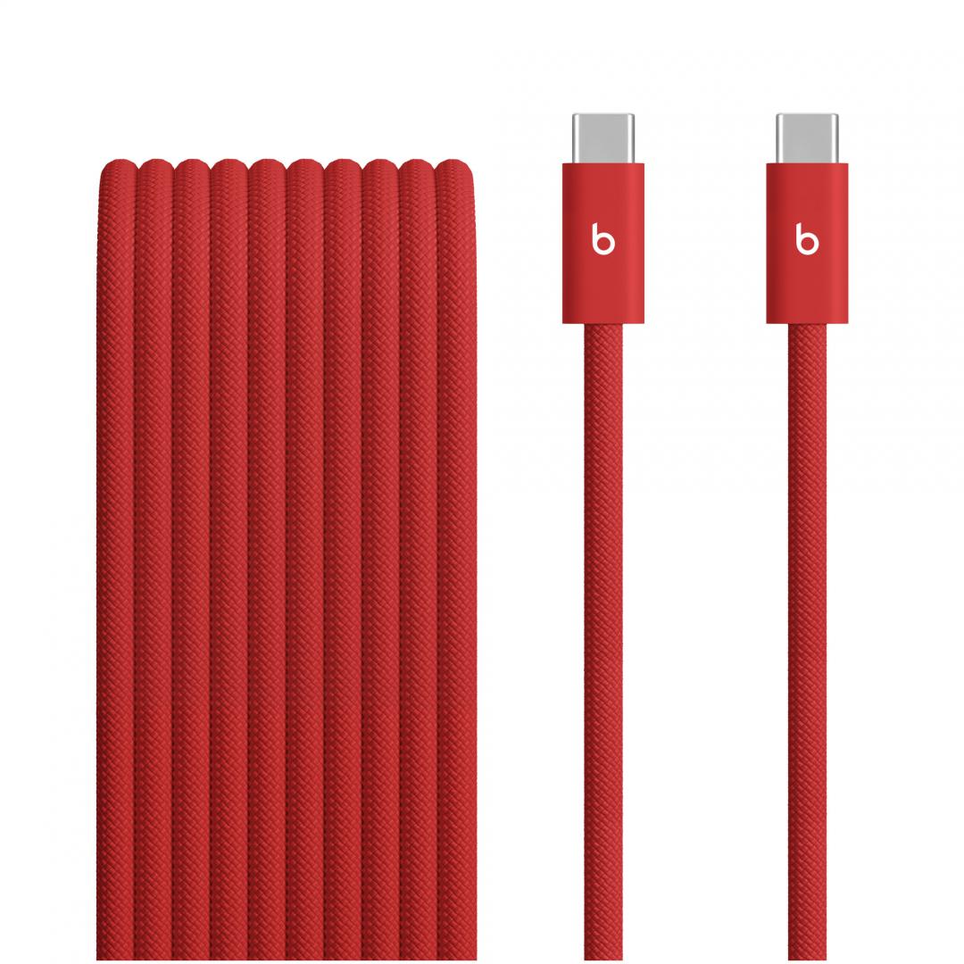 Beats USB-C To USB-C 3 M Rd (Beats 240W USB-C to USB-C Braided Cable (3 m) - Rapid Red)