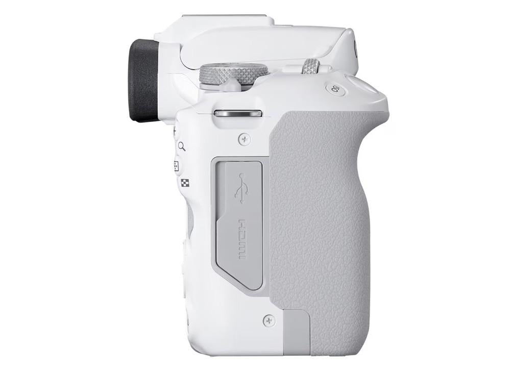 Photo Camera Canon Eos R50 + 18-45MM Wh (Aparat foto Canon Eos R50 White Kit + Obiectiv RF-S18-45mm F4.5-6.3 Is Stm)