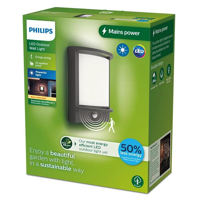 Samondra Ue Wa 3.8W 27K An Hv IR 06 (Aplica LED pentru exterior cu senzor de miscare Philips Samondra)