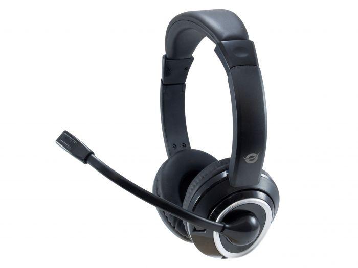 Conceptronic USB Headset POLONA01B (Casti Head-band Conceptronic Polona)