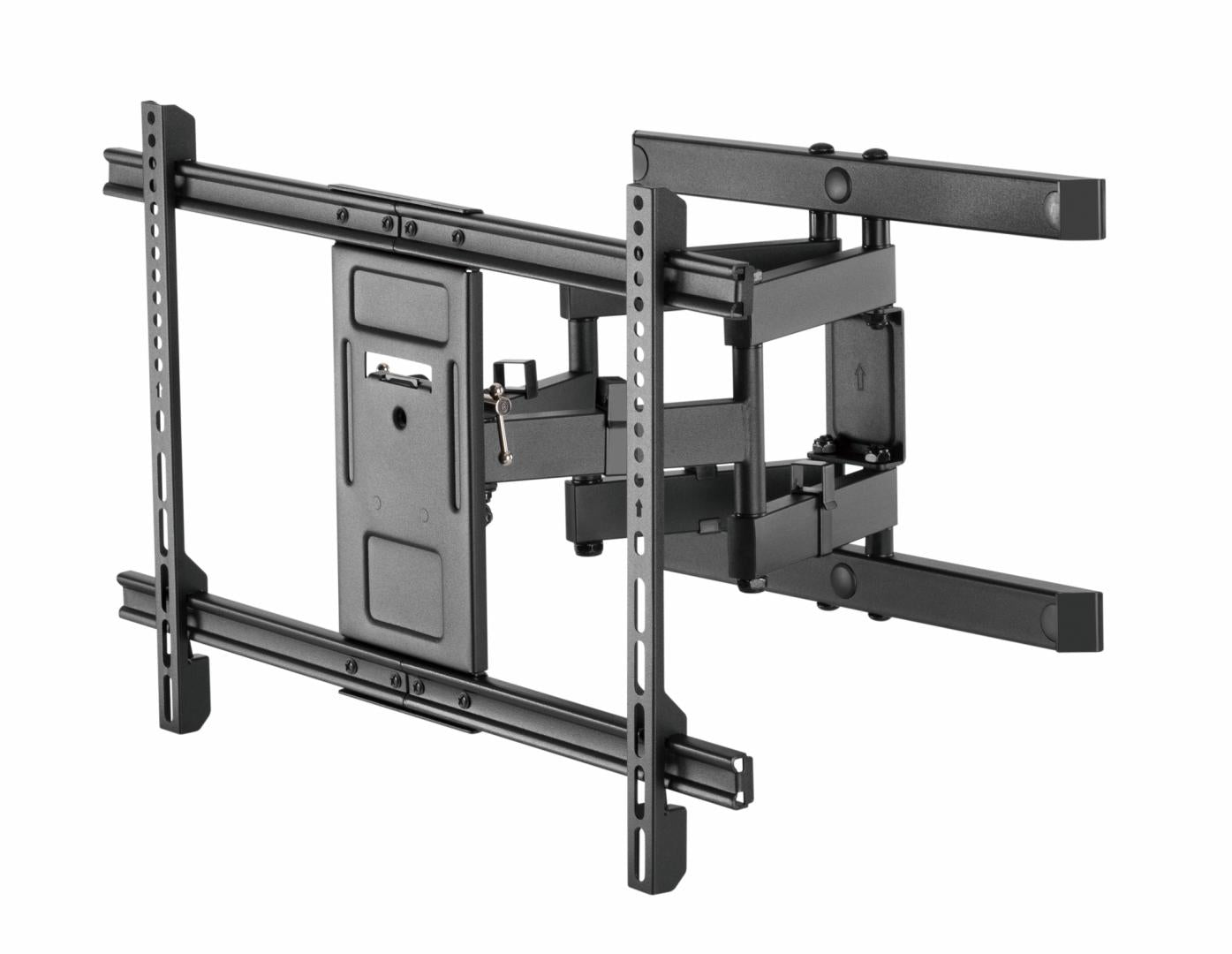 Suport TV de perete Serioux TV61-466, compatibilitate  dimensiune ecran: 37"-80", compatibilitate VESA: 200x200, 300x200, 400x200, 300x300, 400x300, 400x400, 600x400, greutate maximă suportata: 65kg, distanta fata de perete: 77~428mm, inclinare: +3°~-15°,