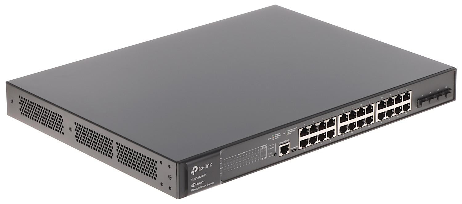 TP-Link TPL SW 24P-GB 4 SFP L2 MANAGED POE