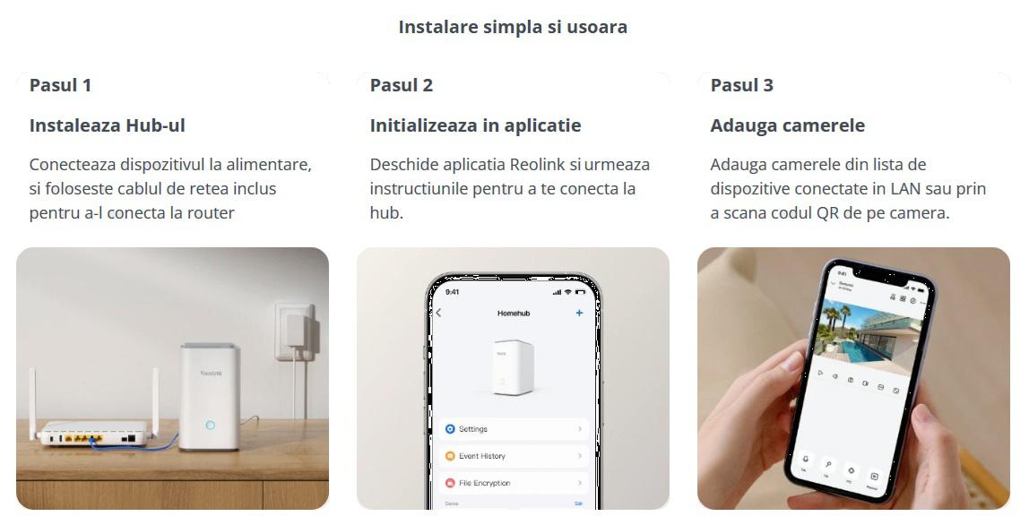 Home Hub 1 Wireless 128GB (Reolink Hub 1: manageriaza pana la 8 camere)
