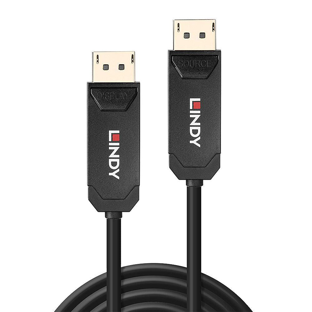 Cablu Lindy 50m DisplayPor, fibra optica (Cablu Lindy Hybrid DisplayPort)