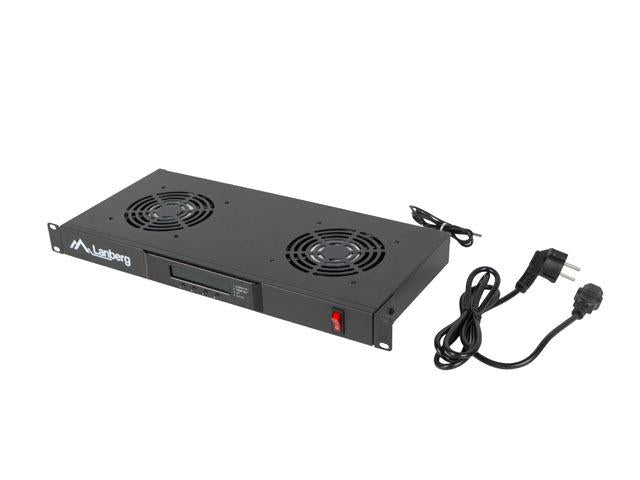 Unitate ventilare LCD, 2 fans 230V, ng (Unitate ventilare / panou ventilație cu LCD)