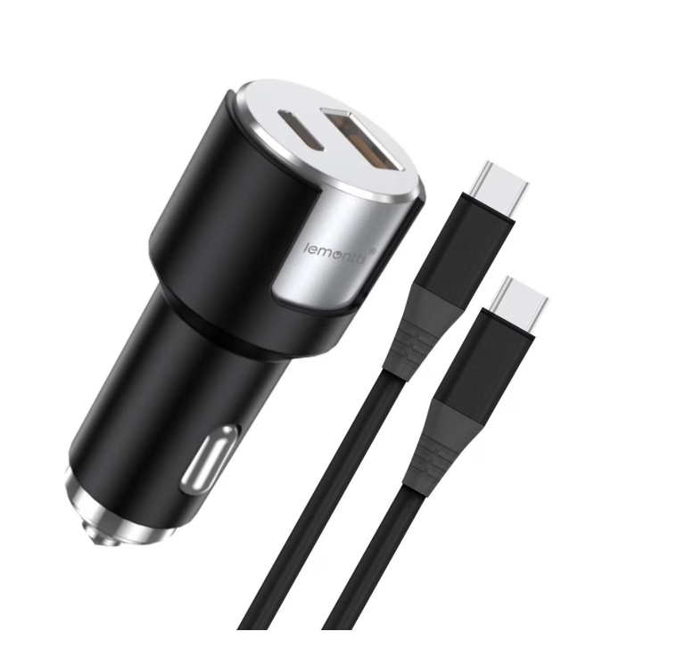 Incarcator auto Lemontti 20W, negru
