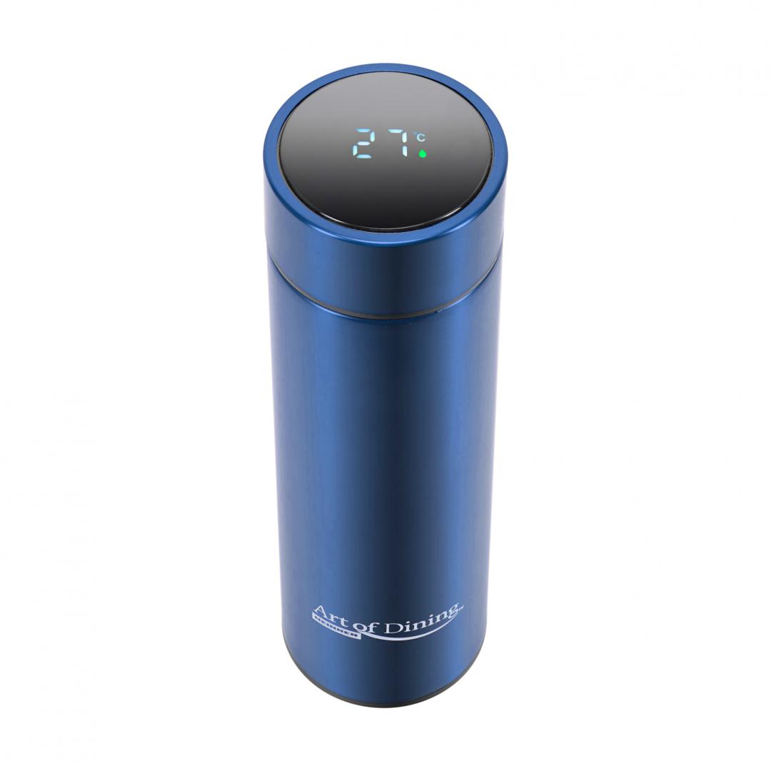 Termos Inox 450ML,IND.LED.TEMP Albastru (termos  Inox  450 Ml)