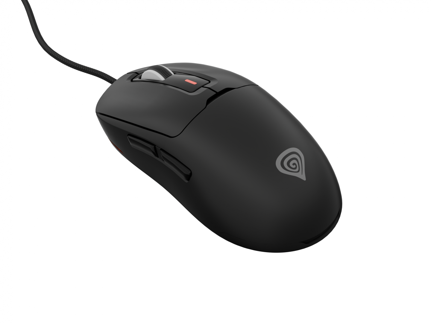 Mouse gaming cu fir Genesis Krypton 660, interfata USB, 12000 DPI, 6 butoane, iluminare RGB, negru