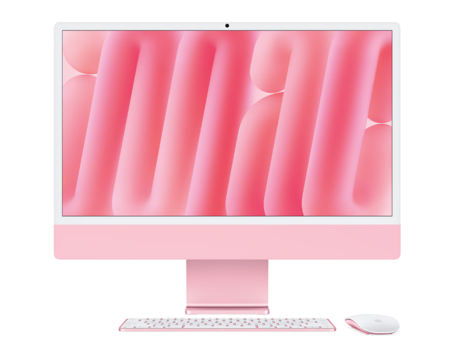 Apple iMAC 24" Retina 4.5k/ Apple M4 (CPU 10-core, GPU 10-core, Neural Engine16-core)/16GB/256GB - Pink - INT KB (2024)
