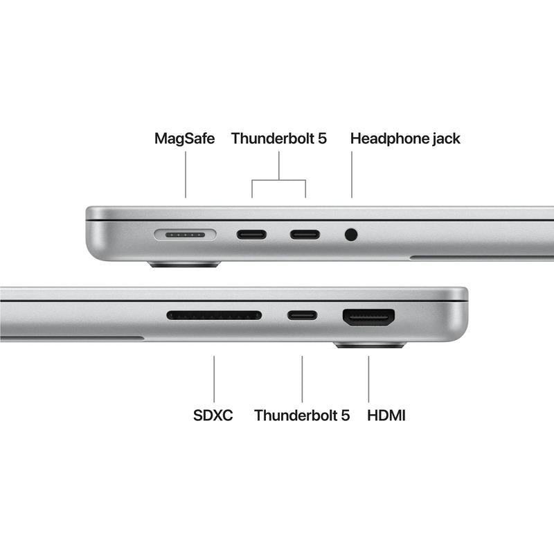 MacBook Pro 14.2"/Apple M5 Pro (CPU 18-core, GPU 20-core, Neural Engine 16-core)/48GB/1TB - Silver - INT KB (No Adapter) - 2026 (CTO  from MGDN4RO/A)