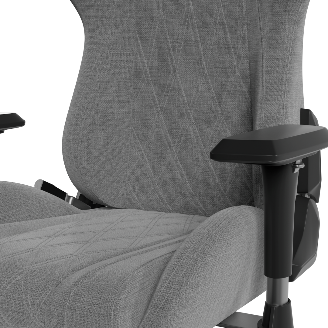 Scaun gaming Hator Darkside 3M Fabric, material cadru: Oțel, Țesătură CloudTouch™, piston cu gaz: Certificat SGS Clasa 4, cotiere: Ergonomice, 2D, bază cu 5 brațe ranforsate, realizată din PU armat, material de bază: spumă cu densitate mare InfuseFoam, di