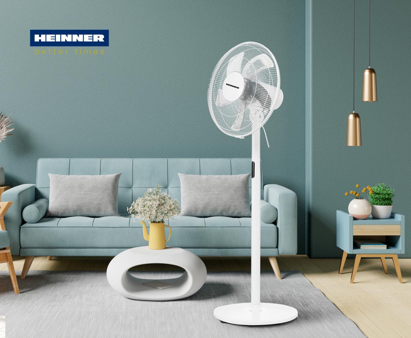 Ventilator cu Picior Heinner HMSF-3WH