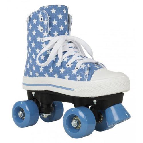 Pegas ROLE ROOKIE CANVAS HIGH STARS 40.5 BLEU