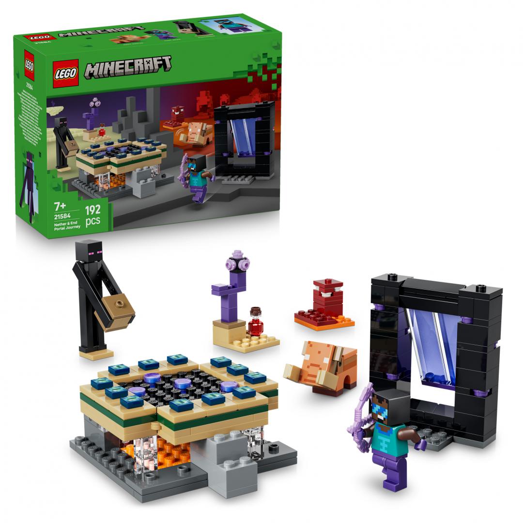 Calatorie Portal.nether&end  LEGO21584 (calatorie Prin Portalurile Nether si End LEGO21584)