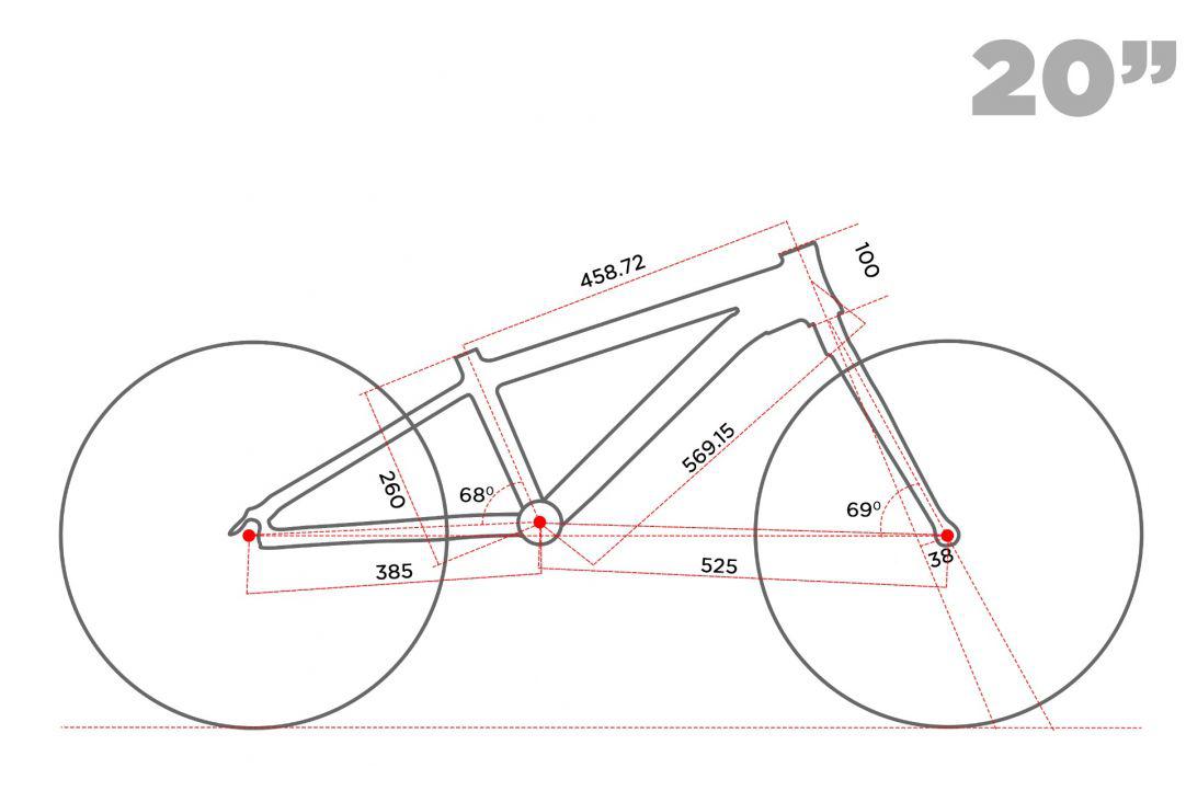 BICICLETA PEGAS MINI DRUMET 20'' PORTOCALIU TURCOAZ