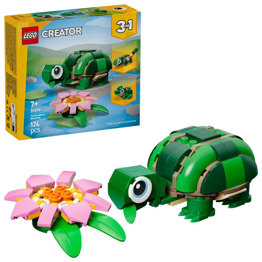 BROASCA-TESTOASA Floare Nufar  LEGO31377 (BROASCA-TESTOASA cu O Floare de Nufar  LEGO31377)