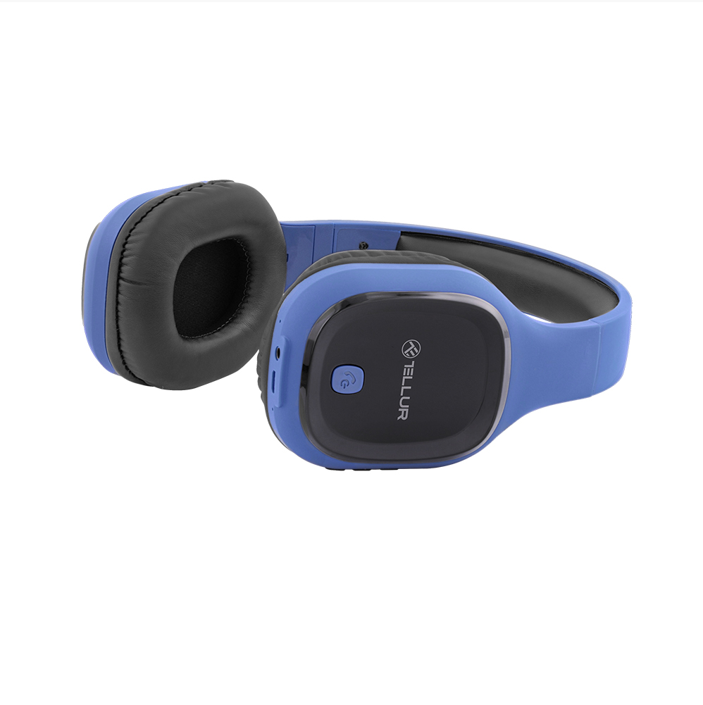 Casti cu micr. Tellur Pulse, albastru (Casti Head-band Tellur Pulse)