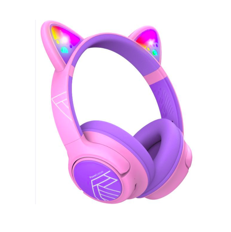 PowerLocus Casti pentru copii Pink