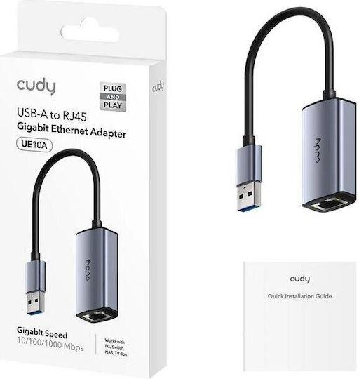 Cudy USB-A to Ethernet Adapter (Hub USB Cudy UE10A USB-A)