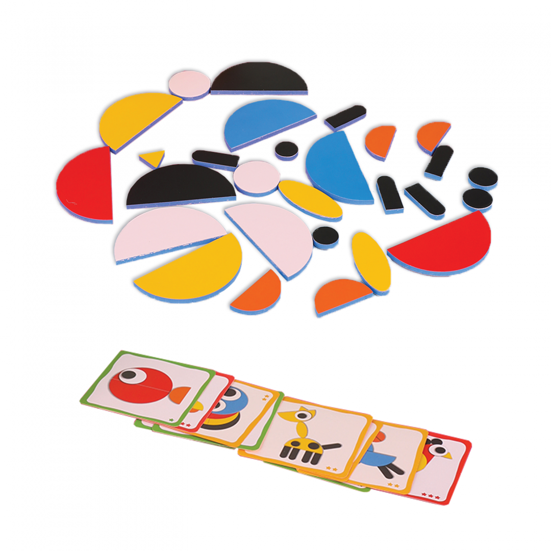 Puedo Toys JOC FORME COLORATE, 29 PIESE