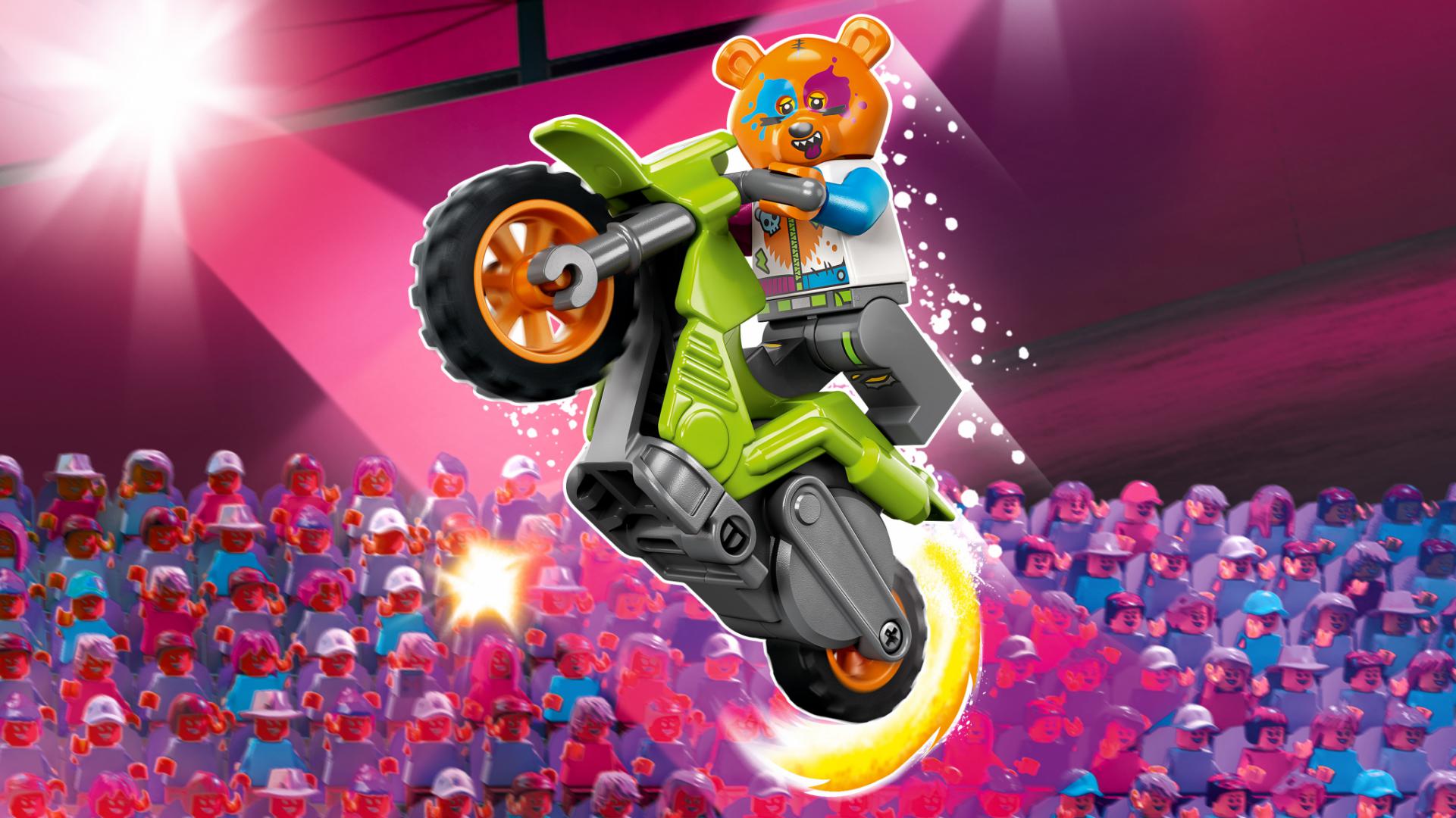 Moto. de Cascadorie cu Urs, Lego 60356 (60356 Motocicletă de cascadorie cu urs)