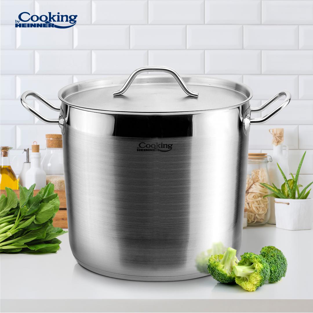 Oala+capac Inox 24x20 CM, 9L, Maestro (oala+capac Inox 24x20 CM)