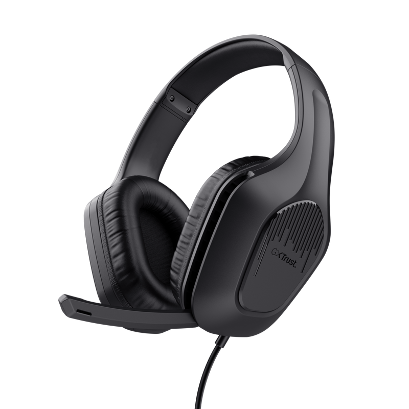 RESIGILAT | Casti gaming Trust GXT 415 Zirex cu fir, lungime cablu 2m, compataibile cu PC, laptop, consola video, smartphone, negru - imagine 2 - RESIGILAT