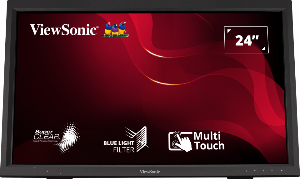 Monitor ViewSonic 24" TD2423, Touch: 10pts, Diagonal (inch): 24, Diagonal (cm): 61, Aspect ratio: 16:9, Panel: VA, Resolution: 1920x1080, Refresh Rate: 75Hz, Response time GtG: 7ms, Brightness (max): 250 cd/㎡, Contrast (static) : 3000:1, Contrast (dynamic