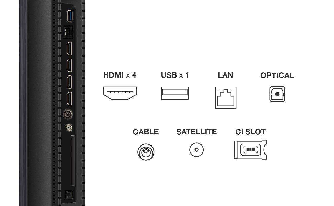 QD-MiniLED TV 4K 50''(126 cm) TCL 50Q7C