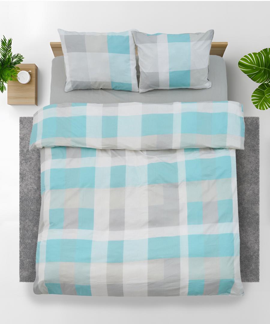 Vanora Set de pat king size bumbac,92gsm,Square