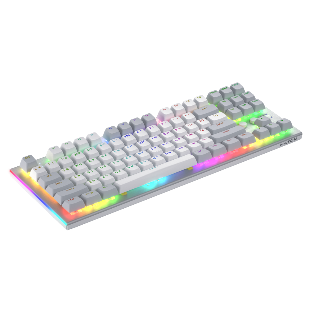 Tastatura mecanica Hator Gravity TKL alb